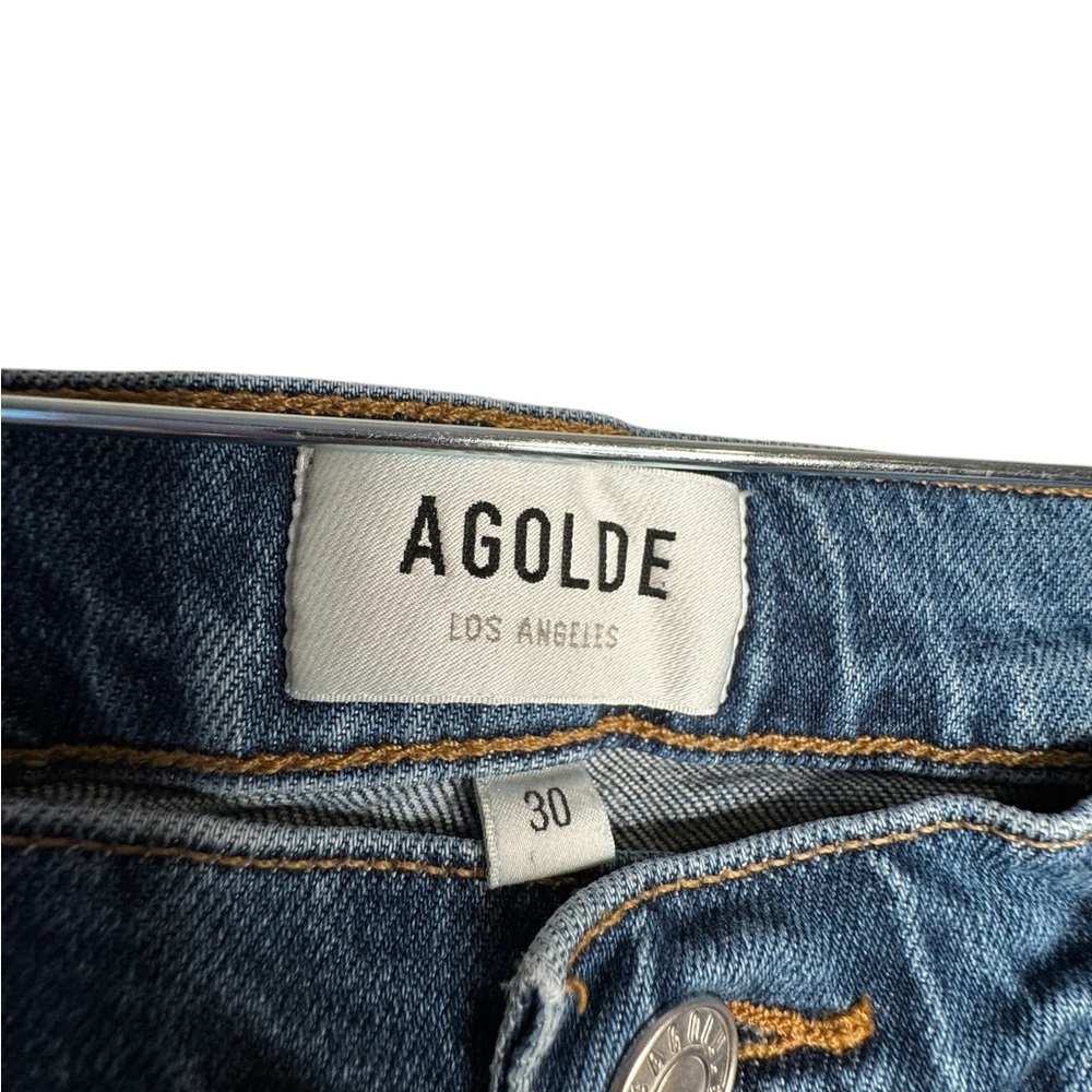 Agolde Jeans Womens 29 Kye Mid Rise Straight Crop Jeans in Blue - Picture 3 of 10